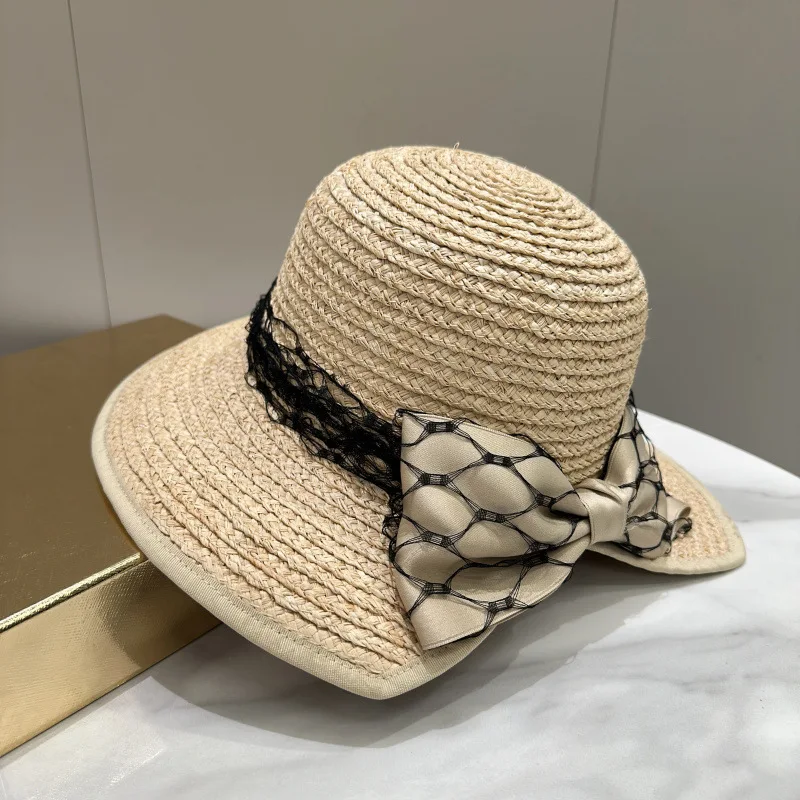 Grass bow sun elegant versatile summer fresh beach rear split fork protection smf straw hat
Grass bow sun elegant versatile summer fresh beach rear split fork protection smf straw hat