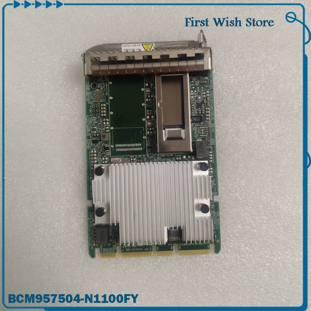OCP3.0 to PCI-E interface single-port 100G OCP network card BCM957504-N1100FY
OCP3.0 to PCI-E interface single-port 100G OCP network card BCM957504-N1100FY