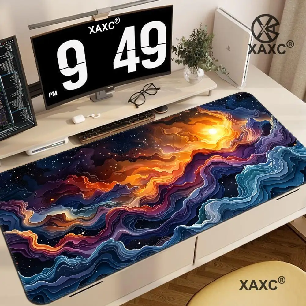 Galactic Dance of Light and Clouds, Deep Space Gaming Desk Mat Mouse Pad XXL, Pastel Cloud Waves Mouse Pad Gamer Gift HYBXXC
Galactic Dance of Light and Clouds, Deep Space Gaming Desk Mat Mouse Pad XXL, Pastel Cloud Waves Mouse Pad Gamer Gift HYBXXC