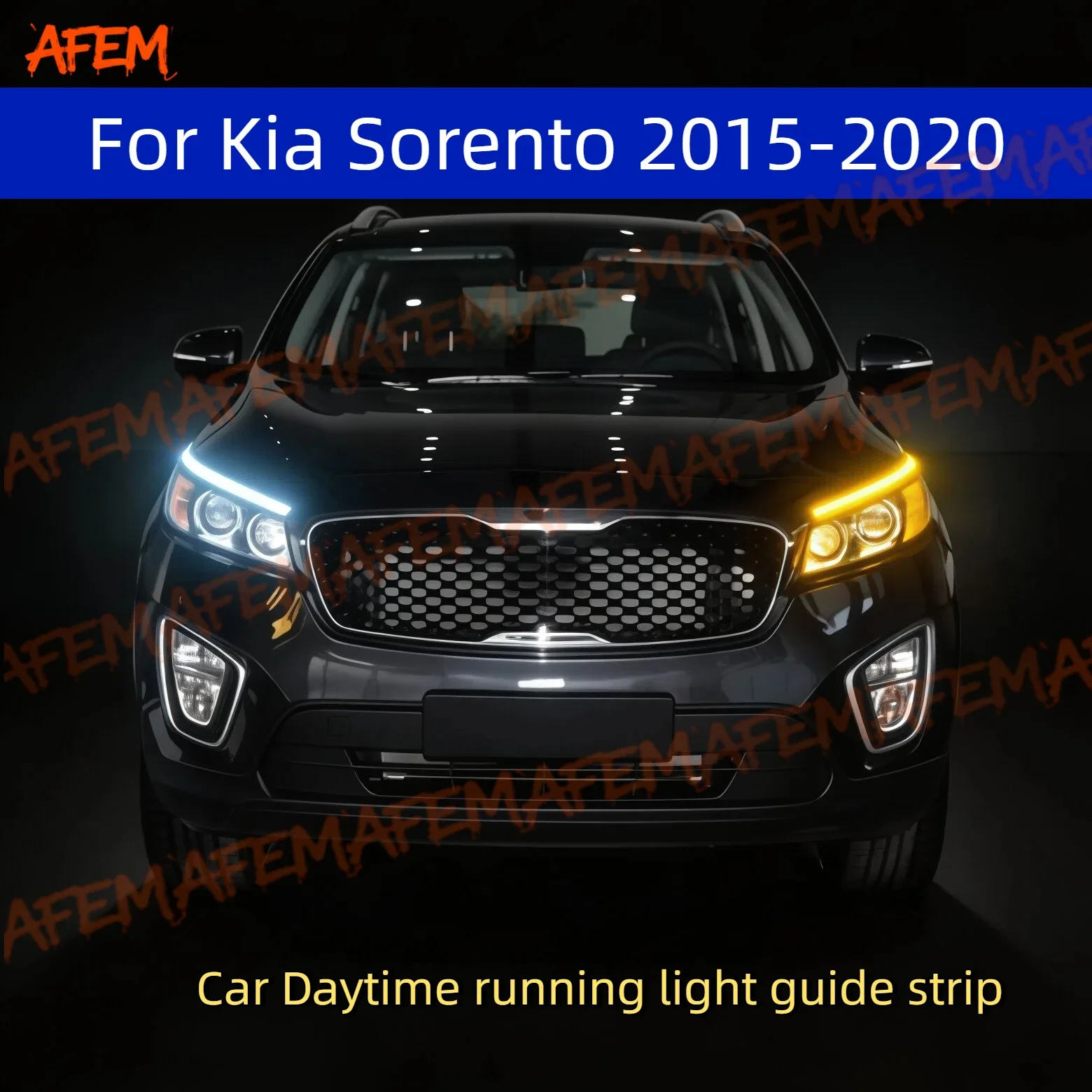2Pcs 12V Led Guide Strip Headlight For Car Daytime Running Lights Turn Signal Bulb DRL For Kia Sorento 2015-2020
2Pcs 12V Led Guide Strip Headlight For Car Daytime Running Lights Turn Signal Bulb DRL For Kia Sorento 2015-2020