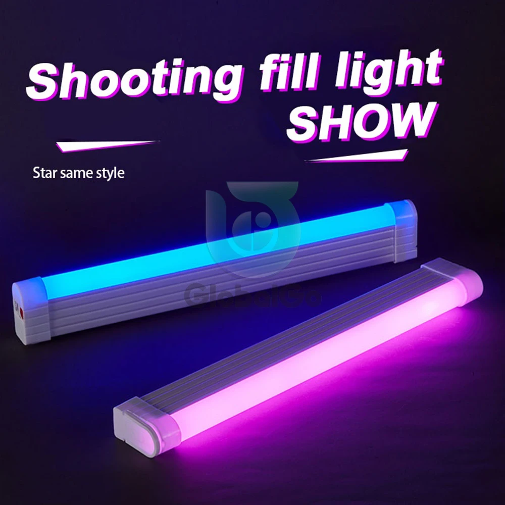 Светодиодное освещение для фотосъемки RGB Портативная палочка Ручная светодиодная видеоламп USB Перезаряжаемый с пультом дистанционного управления Регулируемый цвет
Светодиодное освещение для фотосъемки RGB Портативная палочка Ручная светодиодная видеоламп USB Перезаряжаемый с пультом дистанционного управления Регулируемый цвет