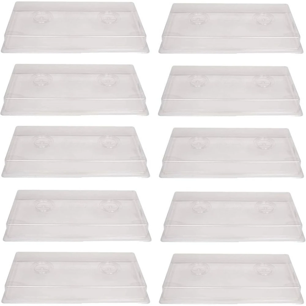 Multi-Vented Plastic Dome, 2 Clear, 10-Pack - Suitable for Greenhouses and Indoor Plant Growth
Multi-Vented Plastic Dome, 2 Clear, 10-Pack - Suitable for Greenhouses and Indoor Plant Growth