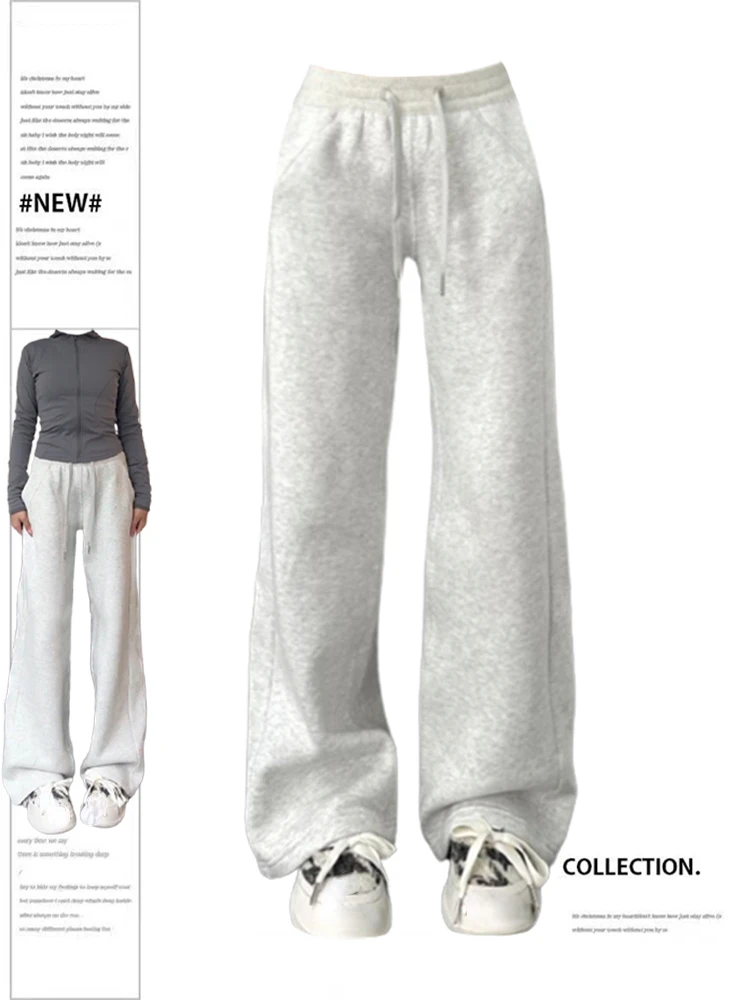 Women Grey Pants Baggy Vintage Harajuku Y2k 90s Retro Oversize Sweatpants High Waist Wide Jogger Trousers 2000s Clothes 2024 New
Women Grey Pants Baggy Vintage Harajuku Y2k 90s Retro Oversize Sweatpants High Waist Wide Jogger Trousers 2000s Clothes 2024 New