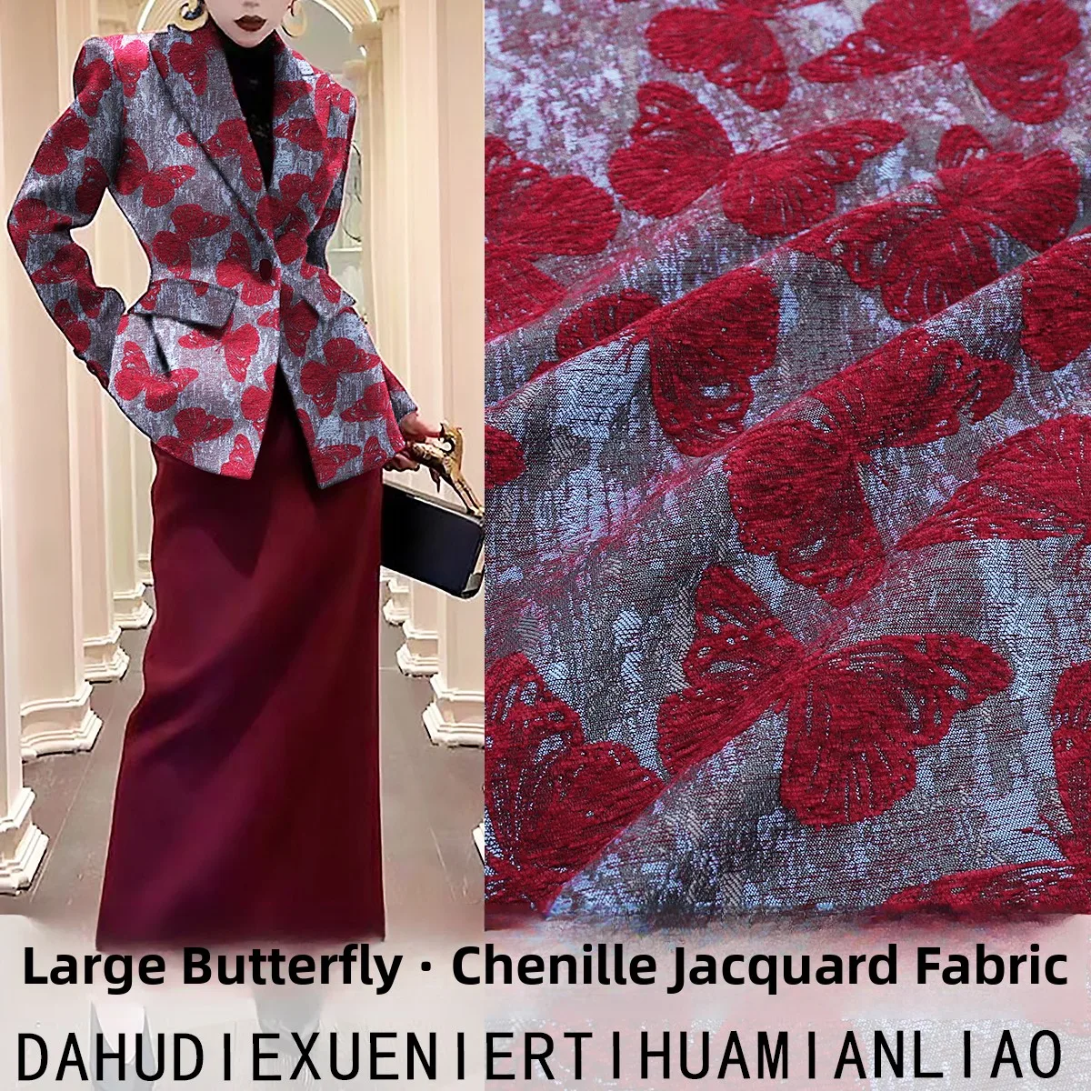 Ткань SR047: Большой объемный бархат с вышивкой, шифоновый материал для пальто, традиционной китайской одежды и домашнего текстиля
Ткань SR047: Большой объемный бархат с вышивкой, шифоновый материал для пальто, традиционной китайской одежды и домашнего текстиля