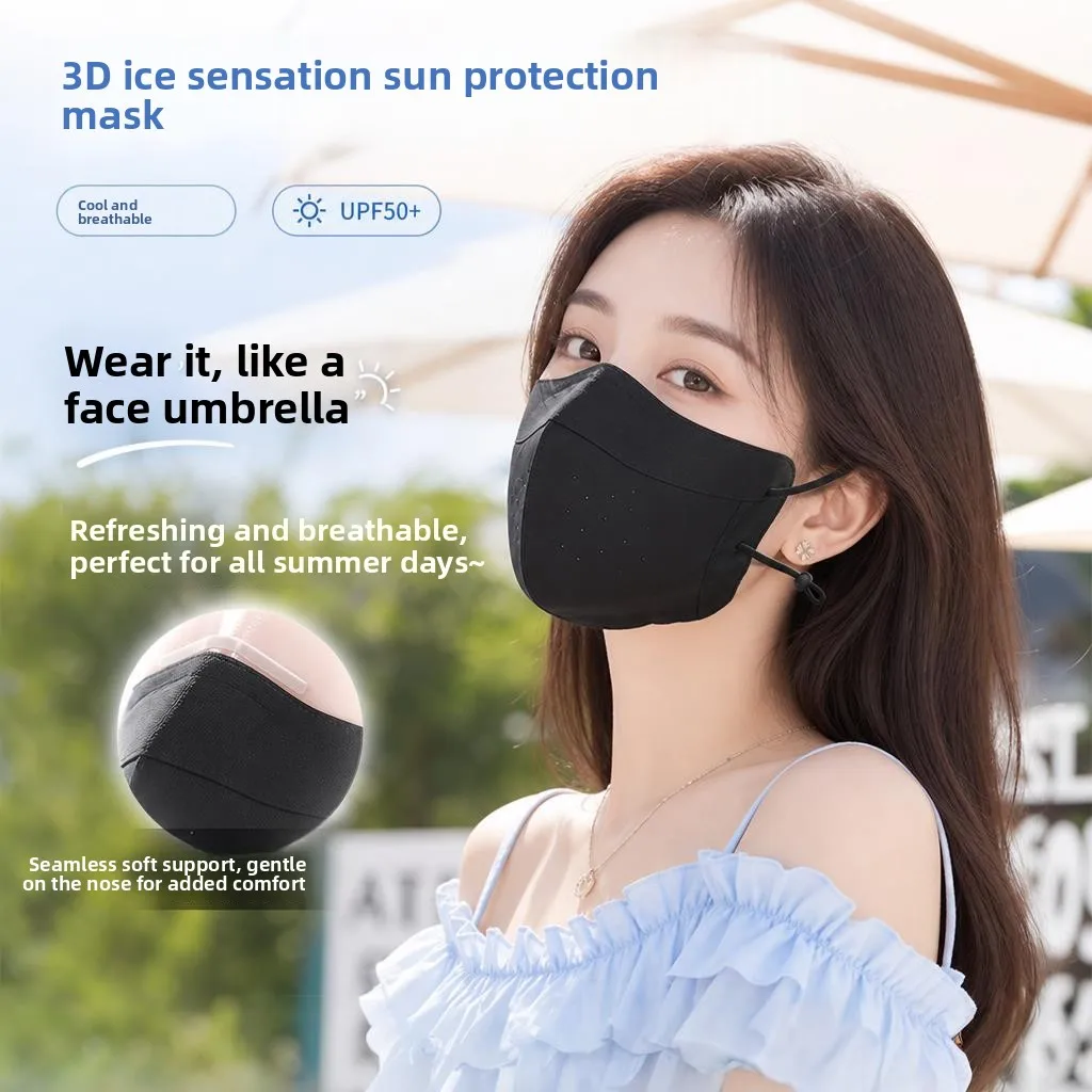 Ice Sensation Lightweight Breathable Women's Seamless Hyaline Support UV Protection Mask Fashionable Outdoor Ear Hanging Style
Ice Sensation Lightweight Breathable Women's Seamless Hyaline Support UV Protection Mask Fashionable Outdoor Ear Hanging Style