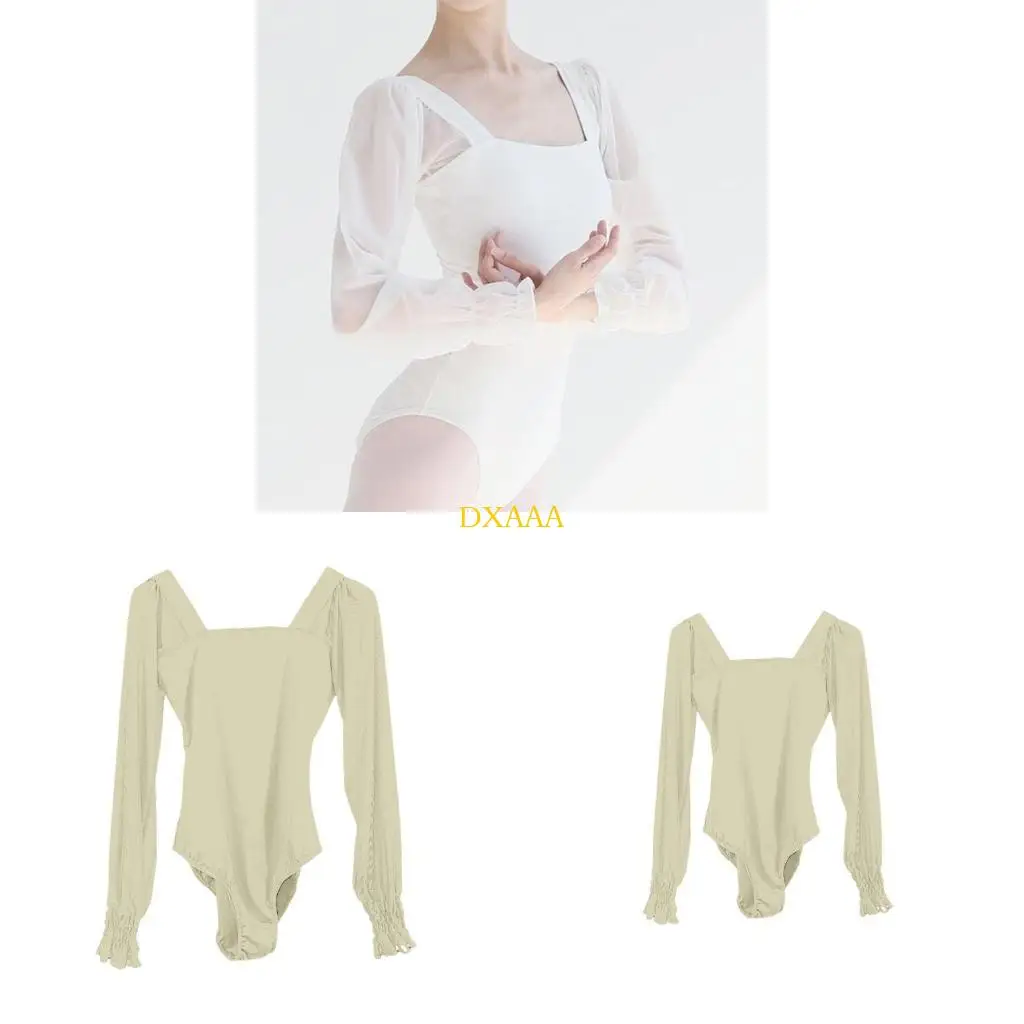 DXAA Dance Leotards for Women,Ballet Bodysuit Mesh Long Sleeve Ballet Leotards Gymnastics Leotards Bodysuit Ballet Outfits
DXAA Dance Leotards for Women,Ballet Bodysuit Mesh Long Sleeve Ballet Leotards Gymnastics Leotards Bodysuit Ballet Outfits