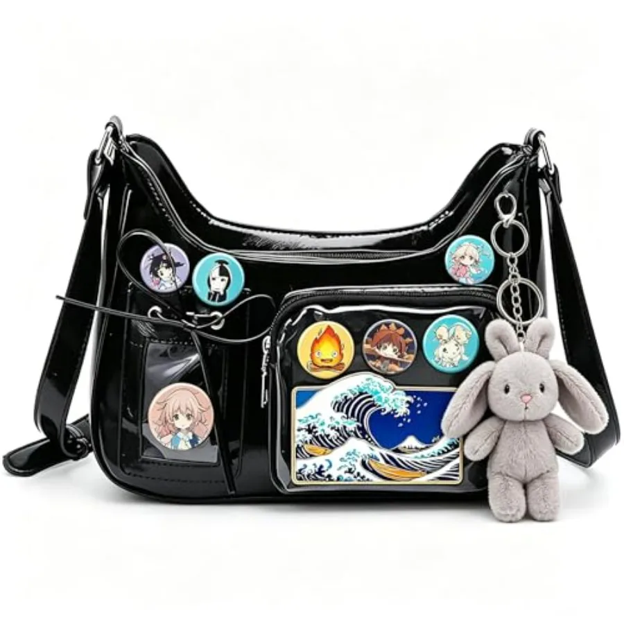 SMAROICE Ita Shoulder Bag cute crossbody ita bag purse PU Leather for anime fans
SMAROICE Ita Shoulder Bag cute crossbody ita bag purse PU Leather for anime fans