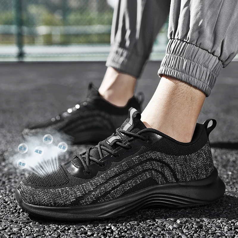 Men's Sneakers Fashion Casual Running Shoes Fitness Shoes Lightweight Breathable Comfortable Outdoor Air Cushion Jogging Shoes
Men's Sneakers Fashion Casual Running Shoes Fitness Shoes Lightweight Breathable Comfortable Outdoor Air Cushion Jogging Shoes