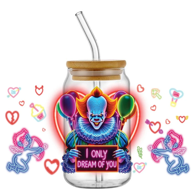 Miniso New Maxed Design Cute Horror movie Lover UV DTF Wrap For 16oz Libbey Glass Can Cup uvdtf Coffee Wrap Car Sticker DIY
Miniso New Maxed Design Cute Horror movie Lover UV DTF Wrap For 16oz Libbey Glass Can Cup uvdtf Coffee Wrap Car Sticker DIY