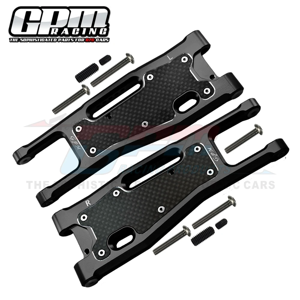 GPM для Traxxas 1/8 Sledge 4WD Monster Truck 95076-4 Обновление деталей из металлического углеродного волокна, передний нижний рычаг подвески 9530 9531 9633
GPM для Traxxas 1/8 Sledge 4WD Monster Truck 95076-4 Обновление деталей из металлического углеродного волокна, передний нижний рычаг подвески 9530 9531 9633