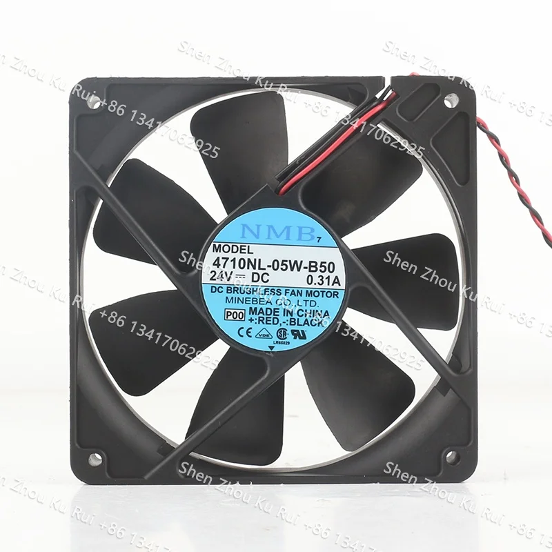 120X120X25MM Original NMB 24V 0.31A Three-wire 4710NL-05W-B50 cooling fan 12025 12CM dual ball mute inverter
120X120X25MM Original NMB 24V 0.31A Three-wire 4710NL-05W-B50 cooling fan 12025 12CM dual ball mute inverter