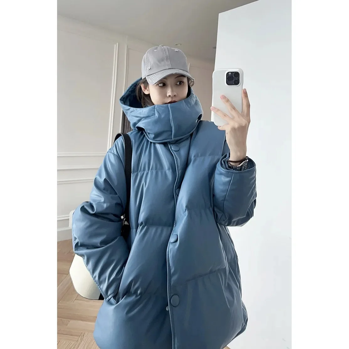 Real Tajiyane Leather Jacket Women Genuine Sheepskin Coat Winter Mid-length Warm Down Coats Women's Clothing Hooded Loose Parkas
Real Tajiyane Leather Jacket Women Genuine Sheepskin Coat Winter Mid-length Warm Down Coats Women's Clothing Hooded Loose Parkas