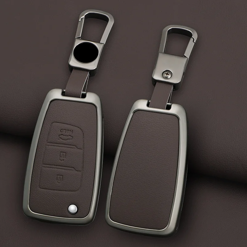 Zinc Alloy Car Flip Key Case Cover for Hyundai Elantra Solaris Tucson I30 I35 I40 KONA Genesis Santa Fe Azera Holder Shell
Zinc Alloy Car Flip Key Case Cover for Hyundai Elantra Solaris Tucson I30 I35 I40 KONA Genesis Santa Fe Azera Holder Shell
