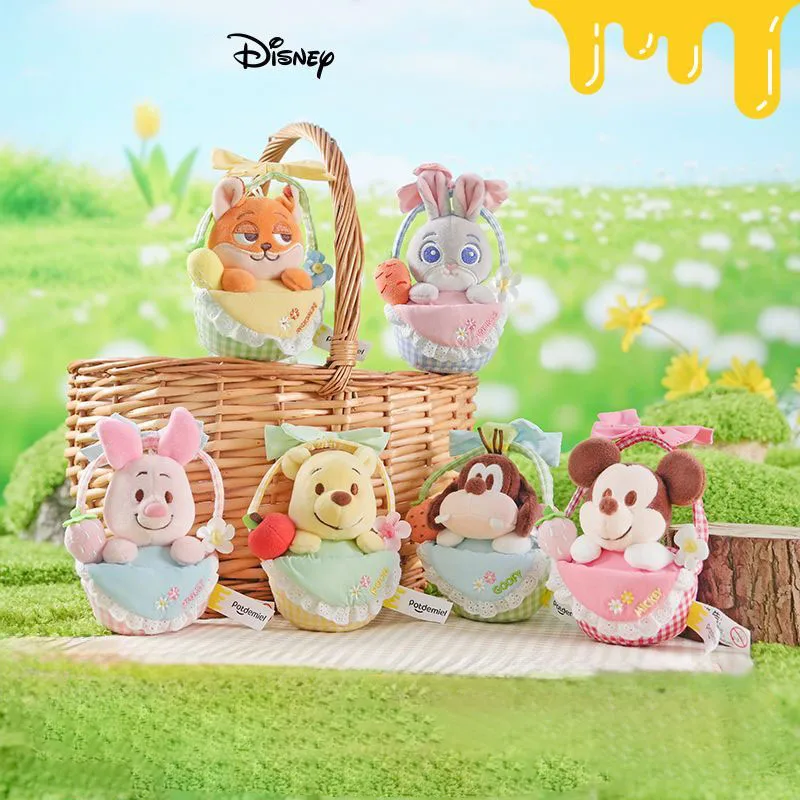 Disney Spring Limited Plush Keychain Cute Mickey Winnie The Pooh Nick Judy Goofy Piglet Basket Pendant Gift for Girls Kawaii
Disney Spring Limited Plush Keychain Cute Mickey Winnie The Pooh Nick Judy Goofy Piglet Basket Pendant Gift for Girls Kawaii