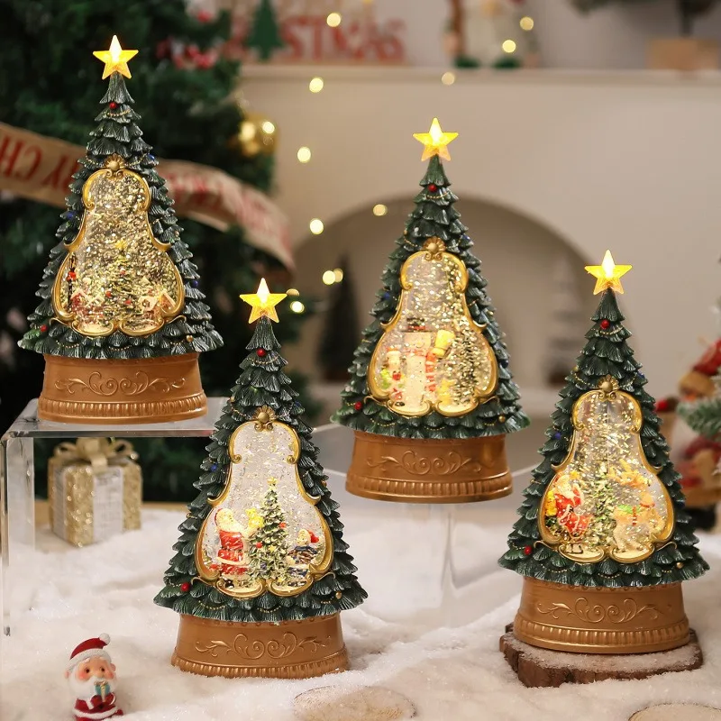 Musical Snow Globe Christmas Tree with Lights Rotating Santa Claus Desktop Decor Waterfall Snowfall Ornament Holiday Gift party
Musical Snow Globe Christmas Tree with Lights Rotating Santa Claus Desktop Decor Waterfall Snowfall Ornament Holiday Gift party