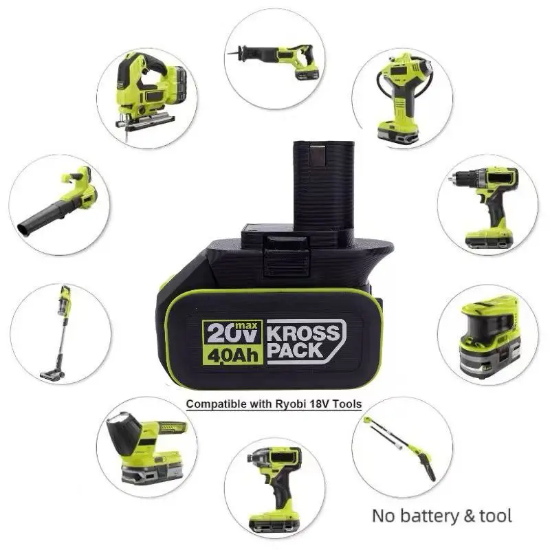 Batteries Converter Adapter For WORX 5PIN Lithium Ion Convert To Ryobi 18V Cordless Tool (Adaptor Only)
Batteries Converter Adapter For WORX 5PIN Lithium Ion Convert To Ryobi 18V Cordless Tool (Adaptor Only)