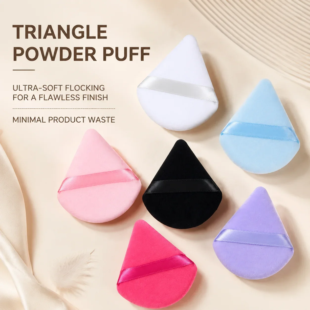 Multi Color Triangle Powder Puff Set Soft Velvet Cosmetic Puff Portable Washable Makeup Sponge for Face Contour Setting Powder
Multi Color Triangle Powder Puff Set Soft Velvet Cosmetic Puff Portable Washable Makeup Sponge for Face Contour Setting Powder