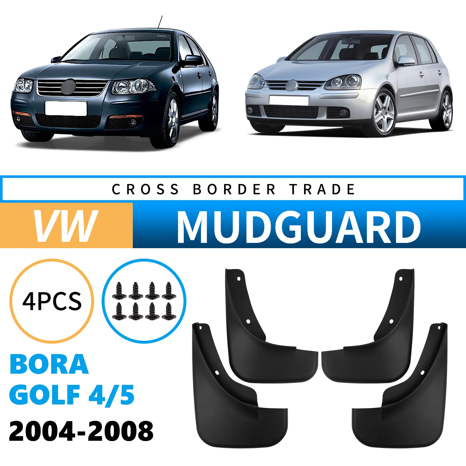 Auto Fender Mud Flaps Splash Guards Mudguard for Volkswagen Bora 2004-2008 Golf 4/5 Perfect Replance Parts
Auto Fender Mud Flaps Splash Guards Mudguard for Volkswagen Bora 2004-2008 Golf 4/5 Perfect Replance Parts