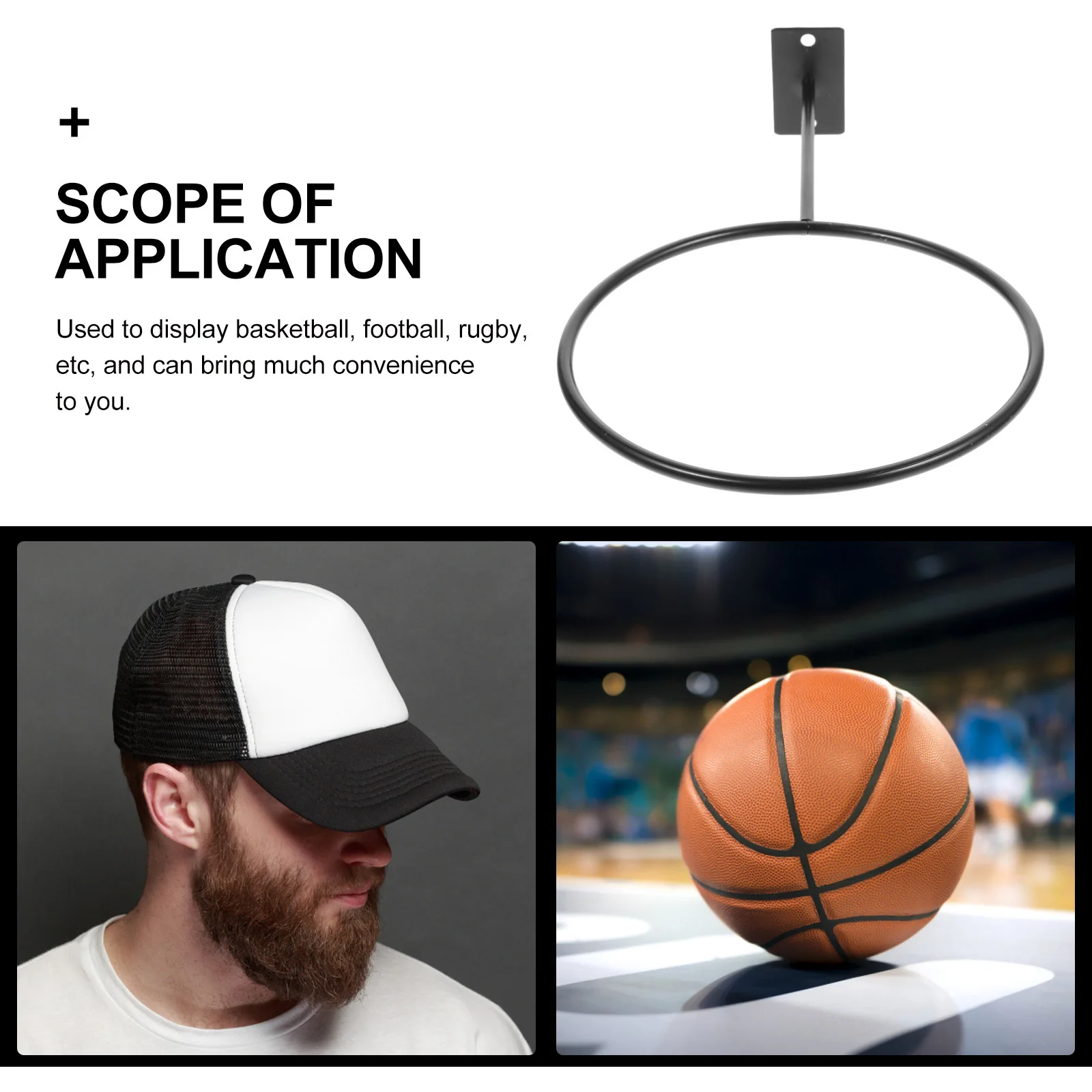 2Pcs Wall Mounted Basketball Rack Iron Balls Holder Durable Storage Stand Display for Football Rugby Helmets Basketball Holder
2Pcs Wall Mounted Basketball Rack Iron Balls Holder Durable Storage Stand Display for Football Rugby Helmets Basketball Holder