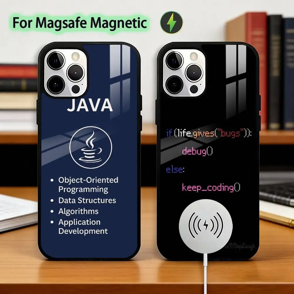 Programming Languages J-Java Phone Case For iPhone17,16,15,14,13,12,11 Plus,Pro Magnetic with Magsafe Wireless Charging
Programming Languages J-Java Phone Case For iPhone17,16,15,14,13,12,11 Plus,Pro Magnetic with Magsafe Wireless Charging