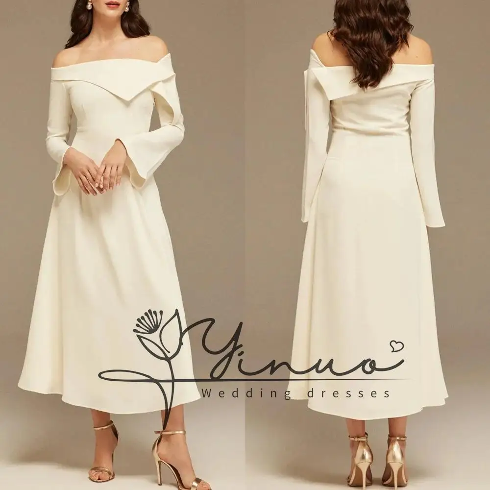 Customized Crepe Asymmetric Folded Neckline A-line Midi Dress Evening Dresses Exquisite High Quality Prom Party Gowns for Women
Customized Crepe Asymmetric Folded Neckline A-line Midi Dress Evening Dresses Exquisite High Quality Prom Party Gowns for Women