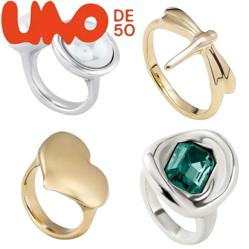 New UNOde50 24K Gold/Silver Ring - Affordable High-End Fashion Jewelry For Women
New UNOde50 24K Gold/Silver Ring - Affordable High-End Fashion Jewelry For Women
