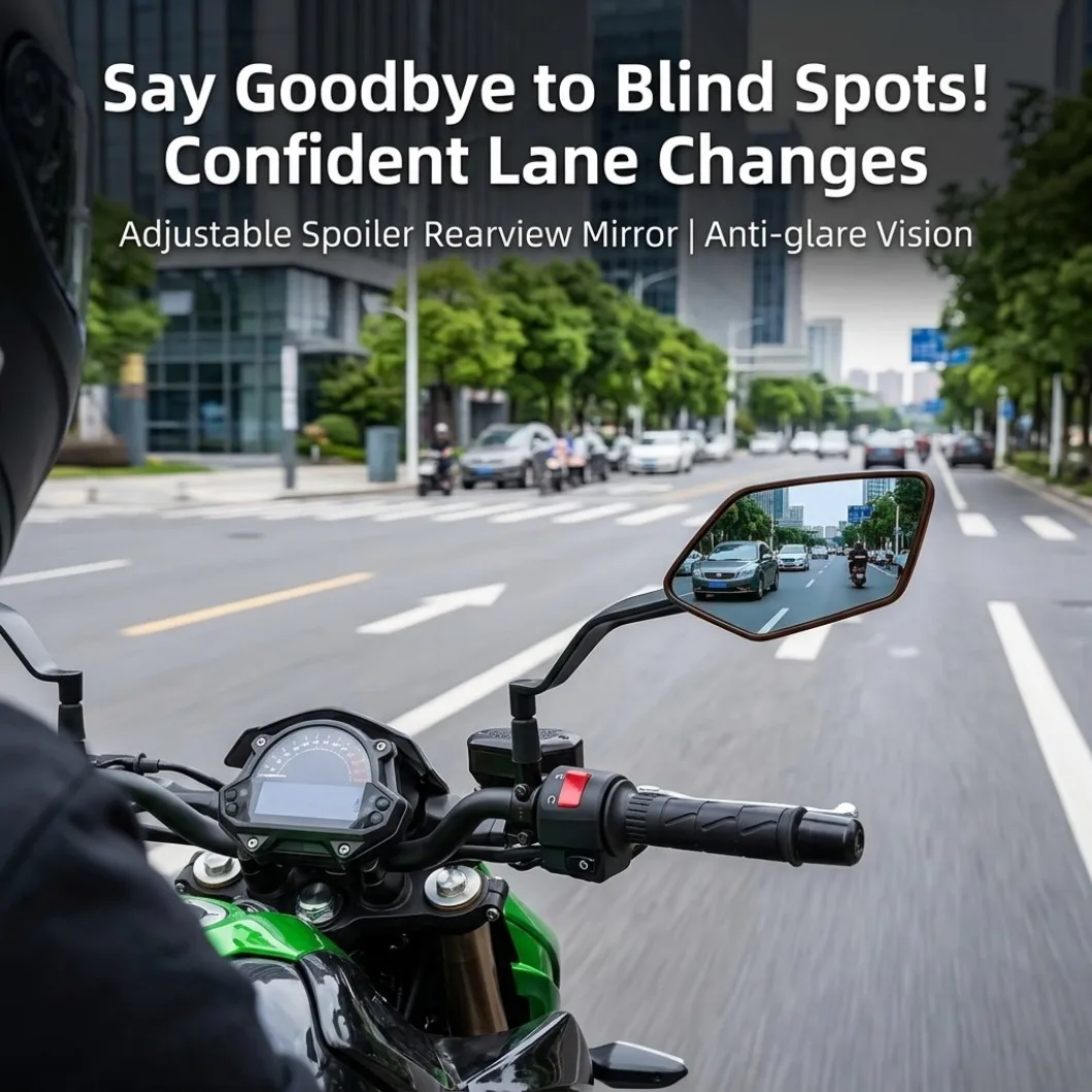 Universal Motorcycle Rearview Mirrors Suitable for Suzuki Gsx Series, Adjustable and Rotatable, Anti-Glare, Anti-Drop, and Durable
Universal Motorcycle Rearview Mirrors Suitable for Suzuki Gsx Series, Adjustable and Rotatable, Anti-Glare, Anti-Drop, and Durable