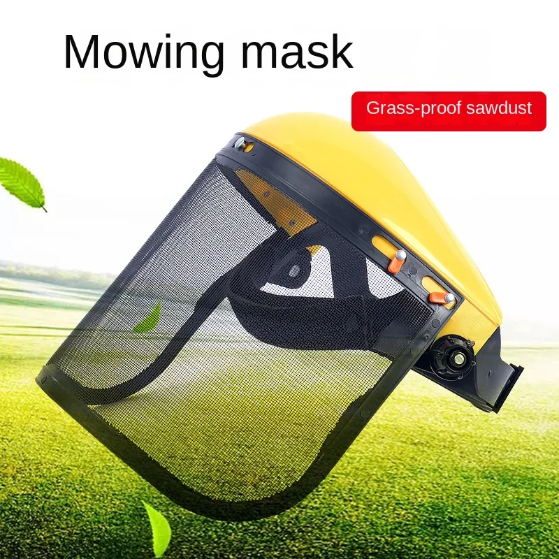 Protective mask for lawn mower in summer Barbed wire face shield Lawn protective hat with mesh breathable mask
Protective mask for lawn mower in summer Barbed wire face shield Lawn protective hat with mesh breathable mask