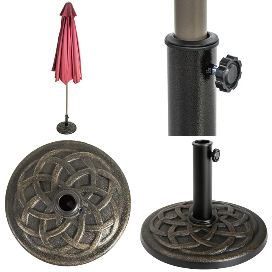 911554 21 Pound Umbrella Base, Bronze
911554 21 Pound Umbrella Base, Bronze