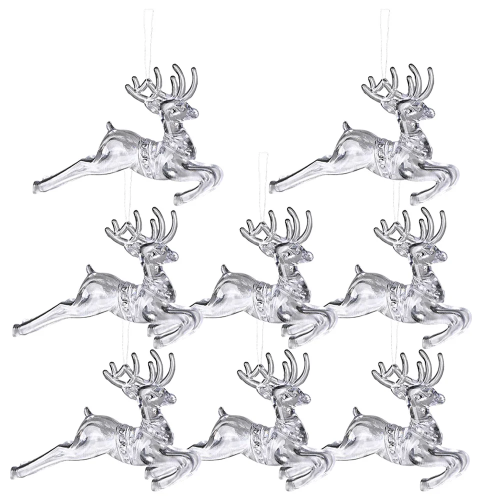 8Pcs Hanging Elk Ornaments Acrylic Christmas Decorations Xmas Tree Hanging Decoration Supplies Xmas Tree Hangings
8Pcs Hanging Elk Ornaments Acrylic Christmas Decorations Xmas Tree Hanging Decoration Supplies Xmas Tree Hangings
