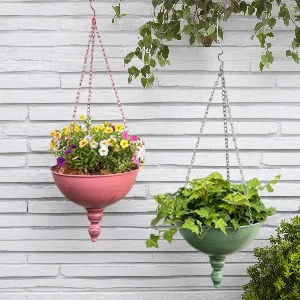 Vintage Hanging Basket Planter Large Diameter Cone Shape Bird Design Indoor Outdoor Flower Pot Decorative Boho Chic Style
Vintage Hanging Basket Planter Large Diameter Cone Shape Bird Design Indoor Outdoor Flower Pot Decorative Boho Chic Style