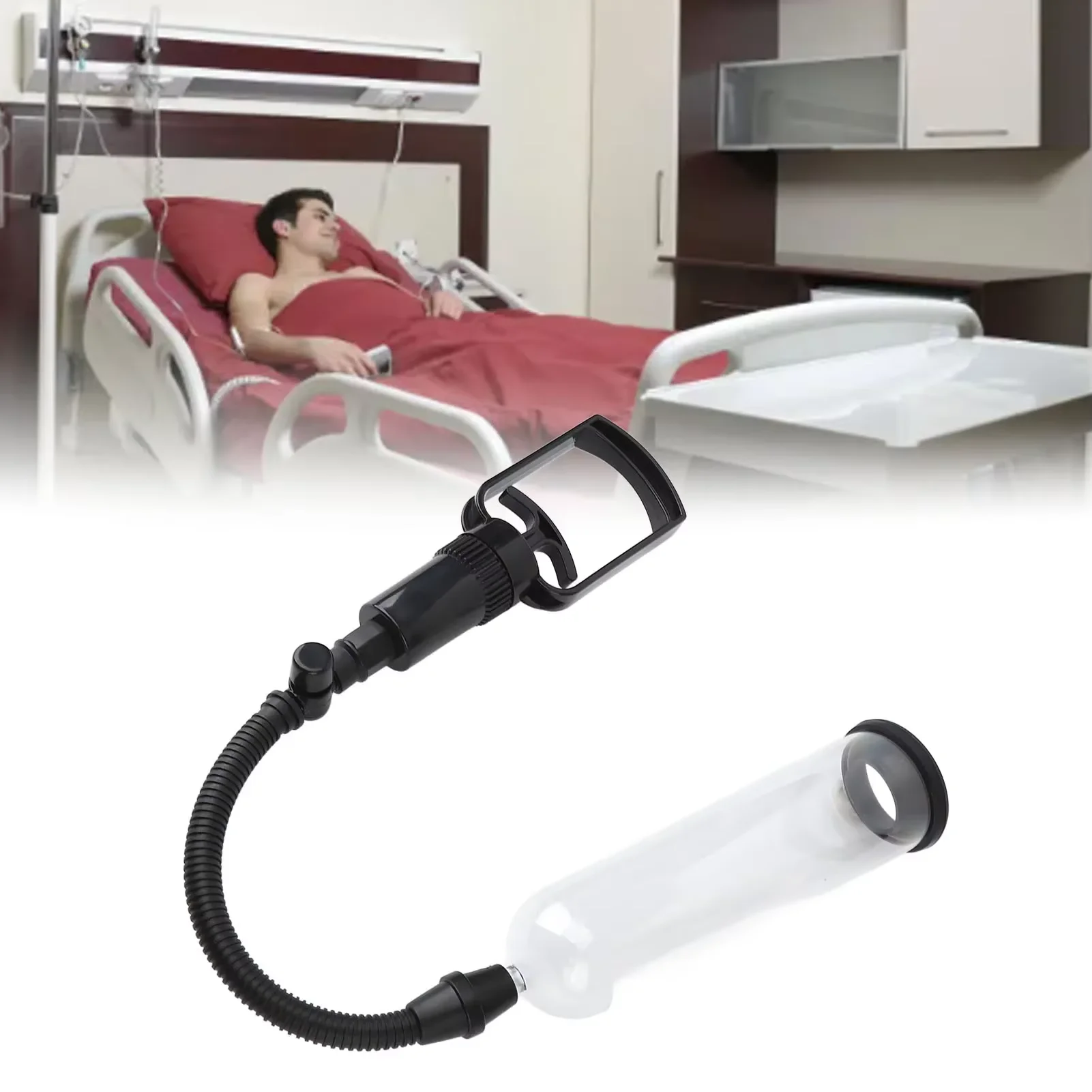 1pcs Men Vacuum Pump Trainer Manual Treatment Device Manual Air Pump Exerciser brace supports 
1pcs Men Vacuum Pump Trainer Manual Treatment Device Manual Air Pump Exerciser brace supports