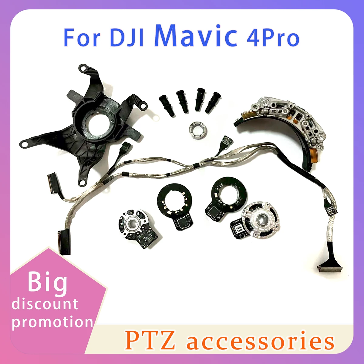 Suitable for DJI Mavic4pro gimbal Y-axis with coil R motor P motor signal line shock absorber board drone accessories
Suitable for DJI Mavic4pro gimbal Y-axis with coil R motor P motor signal line shock absorber board drone accessories