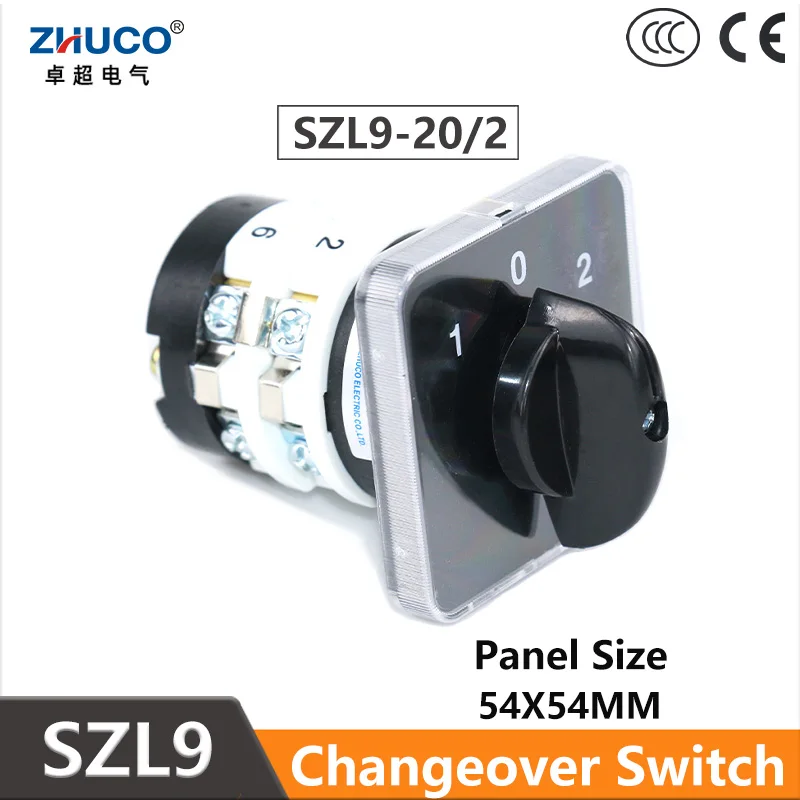 ZHUCO SZL9-20/2 2 Pole 8 Screws ON OFF ON 20A 1-0-2 3 Position Electric Silver Contact Universal Cam Welder/Ultrasonic Switch
ZHUCO SZL9-20/2 2 Pole 8 Screws ON OFF ON 20A 1-0-2 3 Position Electric Silver Contact Universal Cam Welder/Ultrasonic Switch