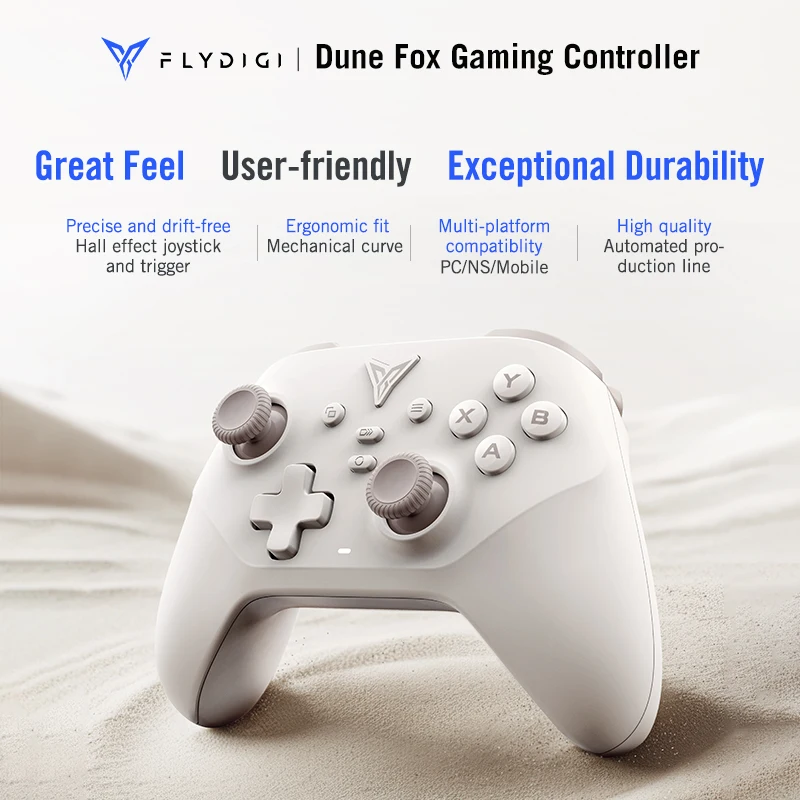 Flydigi Dune Fox Wireless Gaming Controller Gamepad Trigger Smart Handle Support Bluetooth Wireless Controller
Flydigi Dune Fox Wireless Gaming Controller Gamepad Trigger Smart Handle Support Bluetooth Wireless Controller