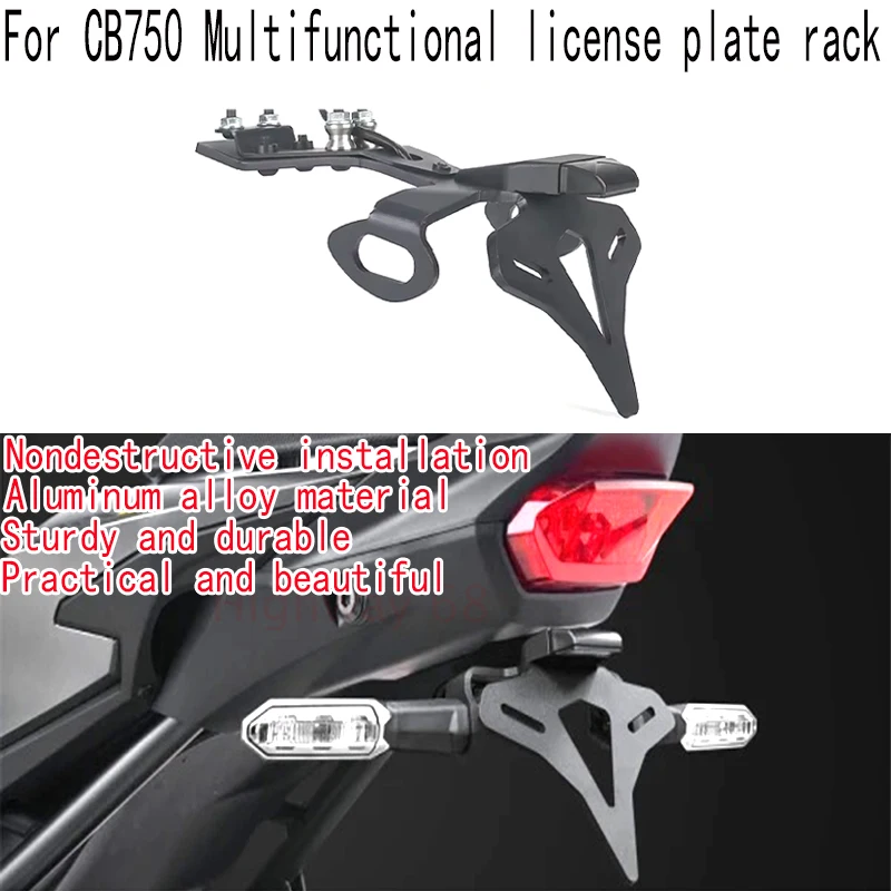 For CB750 license plate holder short tail holder cb750 turn signal holder integrated license plate holder with LED light
For CB750 license plate holder short tail holder cb750 turn signal holder integrated license plate holder with LED light