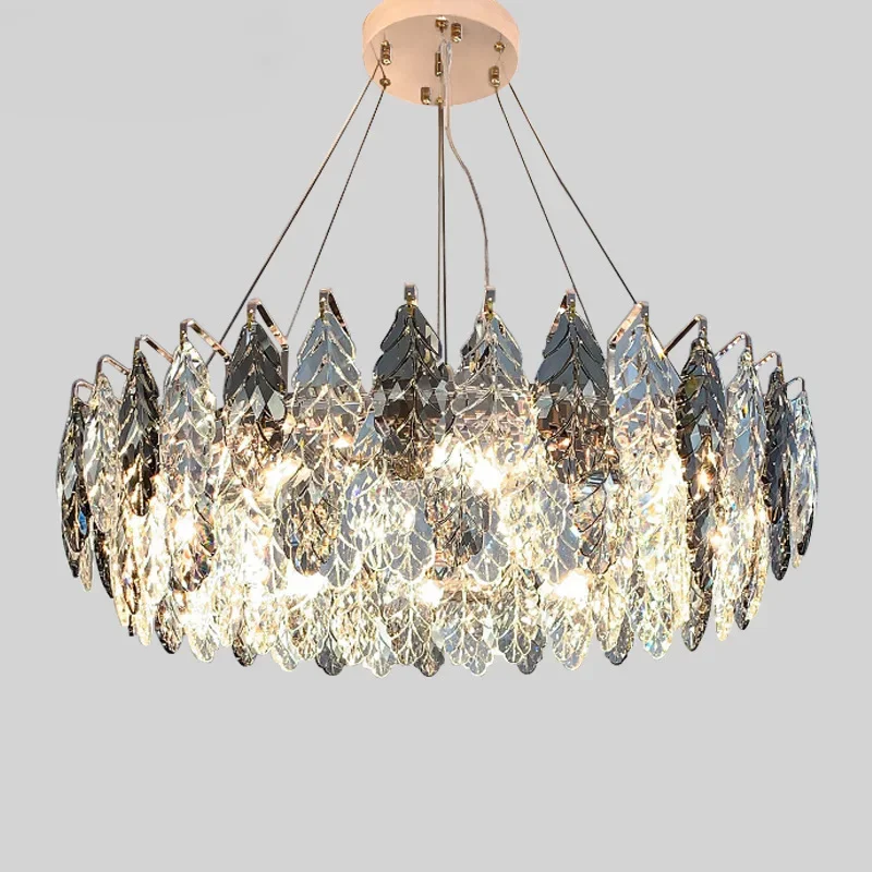 Light luxury living room crystal chandelier luxurious and minimalist postmodern atmosphere dining room bedroom chandelier
Light luxury living room crystal chandelier luxurious and minimalist postmodern atmosphere dining room bedroom chandelier