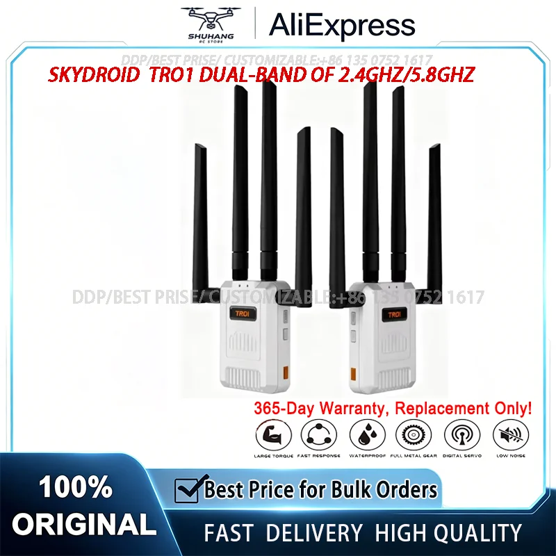 SKYDROID TR01 Dual-Band Repeater, 2.4GHz & 5.8GHz, Strong Signal & Wide Coverage, Fast Pre-order Available
SKYDROID TR01 Dual-Band Repeater, 2.4GHz & 5.8GHz, Strong Signal & Wide Coverage, Fast Pre-order Available