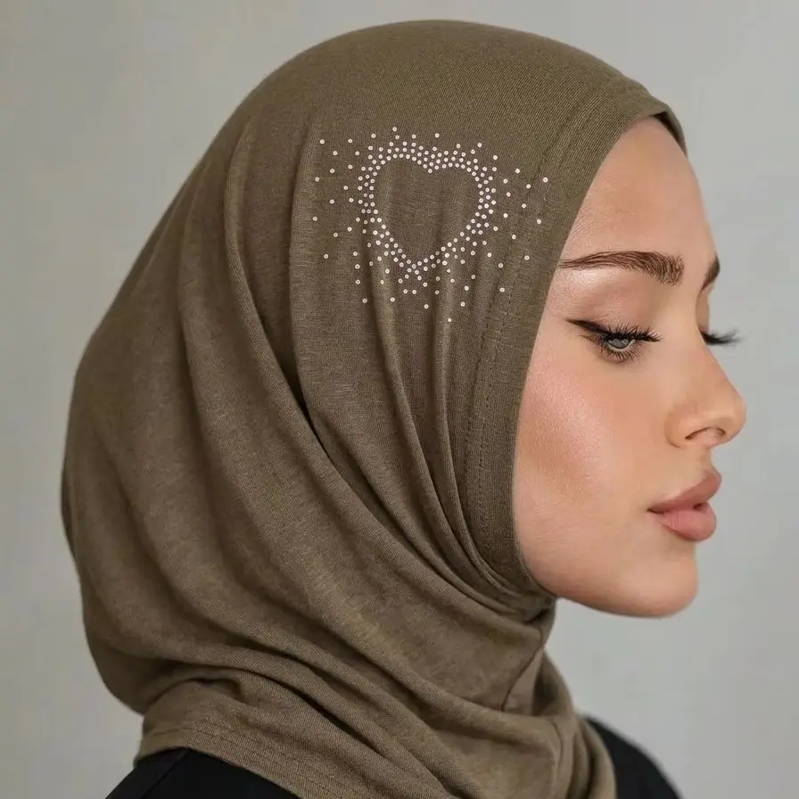 Muslim Jersey Hijab Muslim Hotfix Rhinestone Jersey Hijab Soft Hood Cap With Bow hot diamond Headscarf With Heart Rhinestone
Muslim Jersey Hijab Muslim Hotfix Rhinestone Jersey Hijab Soft Hood Cap With Bow hot diamond Headscarf With Heart Rhinestone