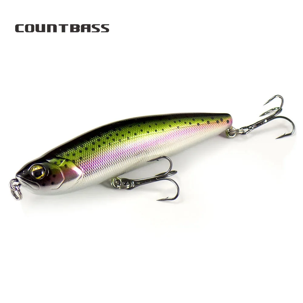 Countbass Floating Hardbaits 100mm 3-15/16" 19g 43/64 oz., Topwater Fishing Lures Pencil Leurre Surface Popper Wobblers
Countbass Floating Hardbaits 100mm 3-15/16" 19g 43/64 oz., Topwater Fishing Lures Pencil Leurre Surface Popper Wobblers