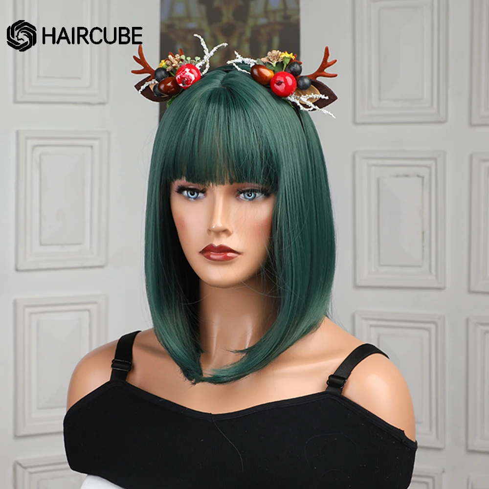 HAIRCUBE синие зеленые синтетические парики для женщин короткие прямые парики боб с челкой красочные волосы Косплей Лолита термостойкие парики
HAIRCUBE синие зеленые синтетические парики для женщин короткие прямые парики боб с челкой красочные волосы Косплей Лолита термостойкие парики