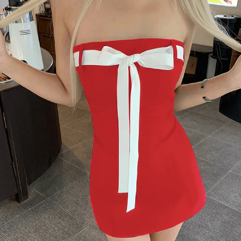Sexy Bow Tie ort Bodycon Dr Knot Sexy Chic Dr for Date Night Outfits High Waist Polyester Fabric
Sexy Bow Tie ort Bodycon Dr Knot Sexy Chic Dr for Date Night Outfits High Waist Polyester Fabric