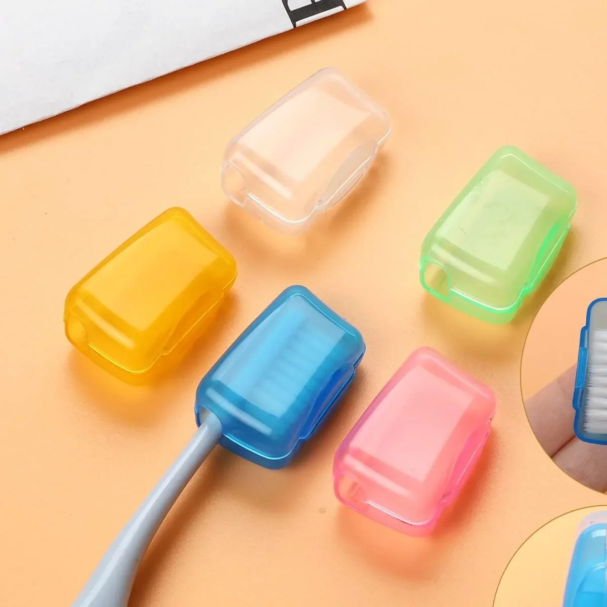5/10pcs-Portable Toothbrush Set with Brush Head Protector, Bathroom Supplies, Travel Supplies, Camping and Hiking - Random
5/10pcs-Portable Toothbrush Set with Brush Head Protector, Bathroom Supplies, Travel Supplies, Camping and Hiking - Random
