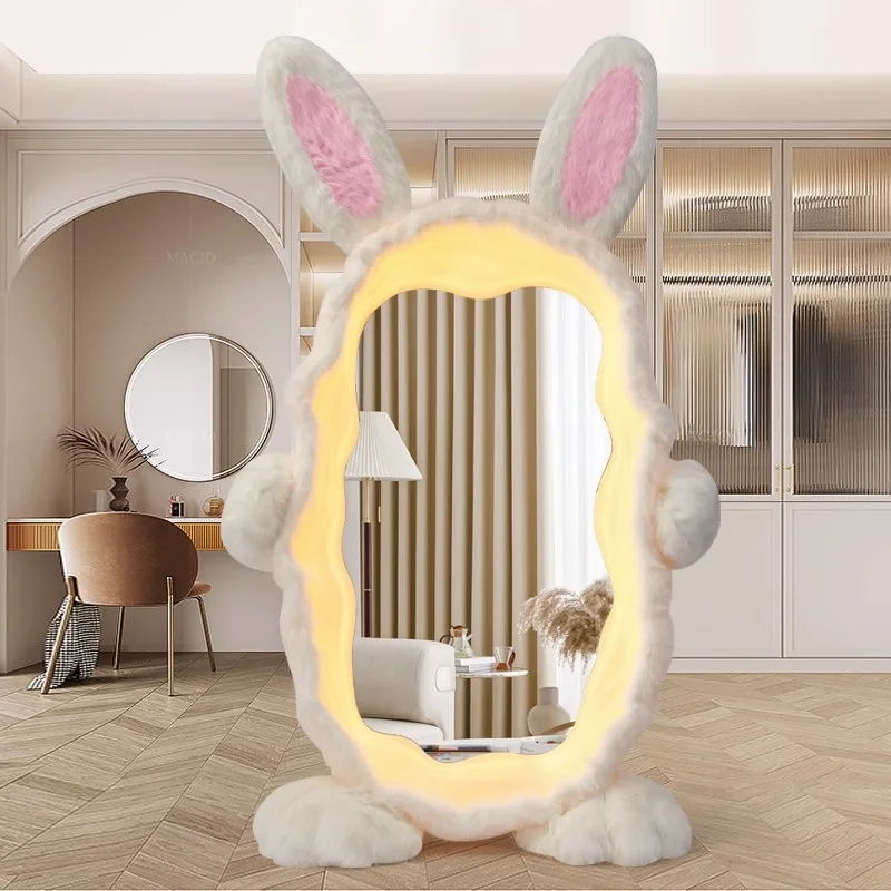 Cute Full Body Mirror Standing Light Luxury Decoration Floor Girls Mirror Design Modern Aesthetic Espelhos Wand Home Decorations
Cute Full Body Mirror Standing Light Luxury Decoration Floor Girls Mirror Design Modern Aesthetic Espelhos Wand Home Decorations