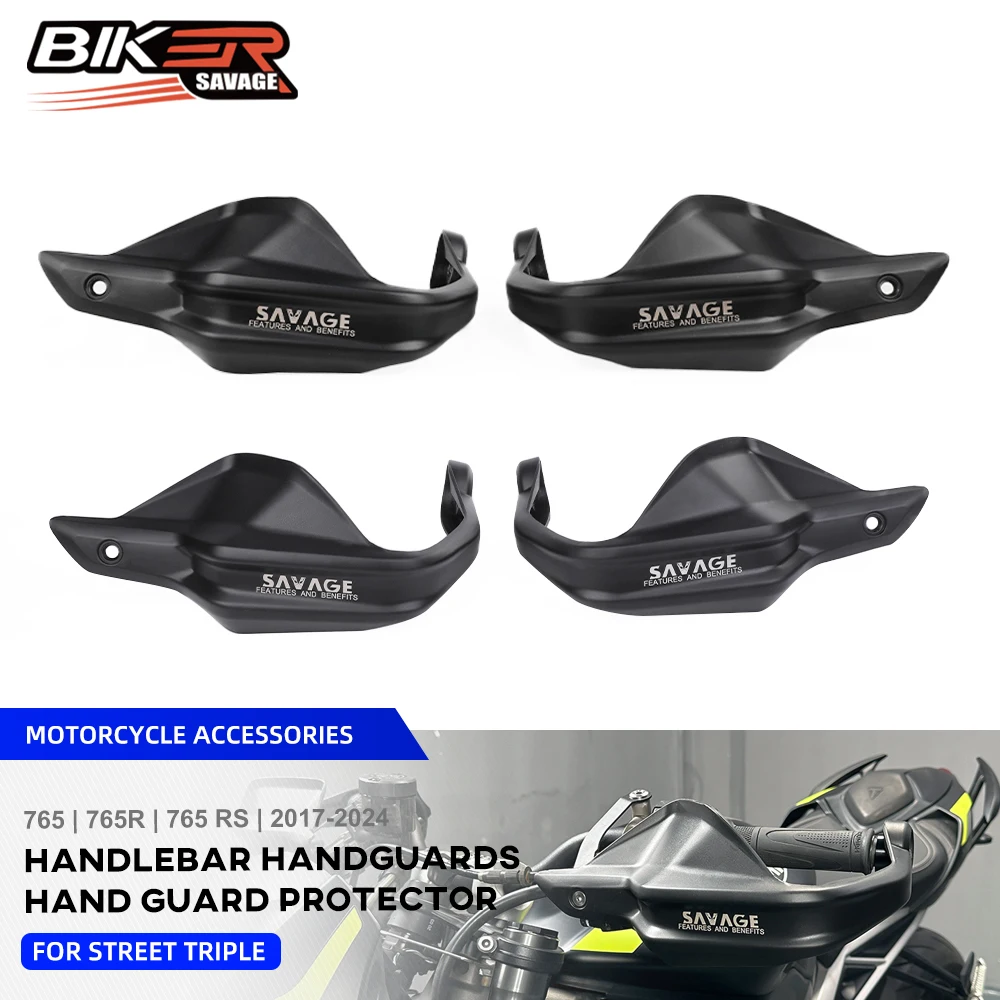 765RS Motorcycle Handguards For Street Triple 765 765R 765 RS 2017-2024 Motorcycle Parts Hand Guards Handlebar Protection Shield
765RS Motorcycle Handguards For Street Triple 765 765R 765 RS 2017-2024 Motorcycle Parts Hand Guards Handlebar Protection Shield