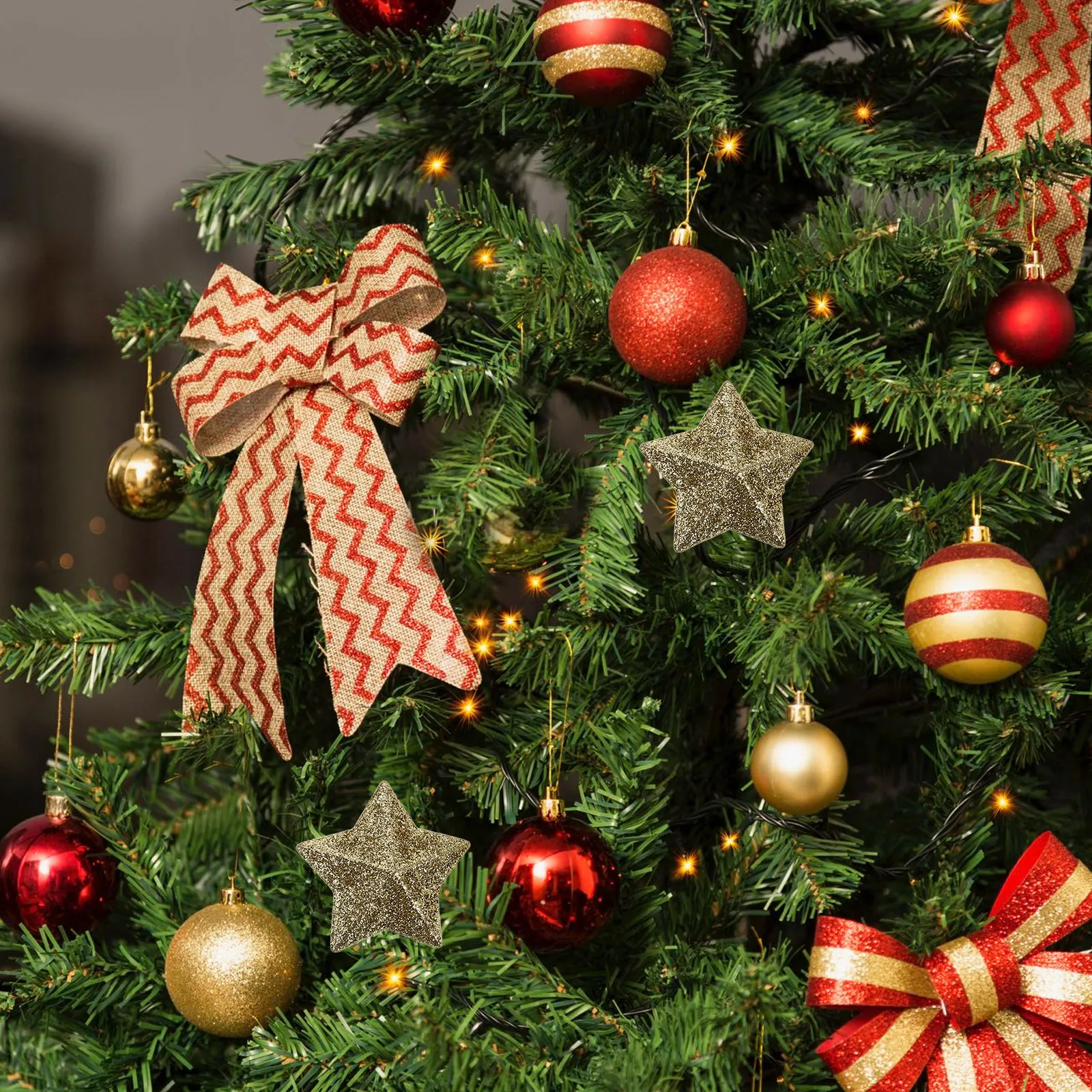 60 Pcs Gold Glitter Star Ornaments 3d Stars Hanging Christmas Pendant Party Favors Tree Decorations
60 Pcs Gold Glitter Star Ornaments 3d Stars Hanging Christmas Pendant Party Favors Tree Decorations