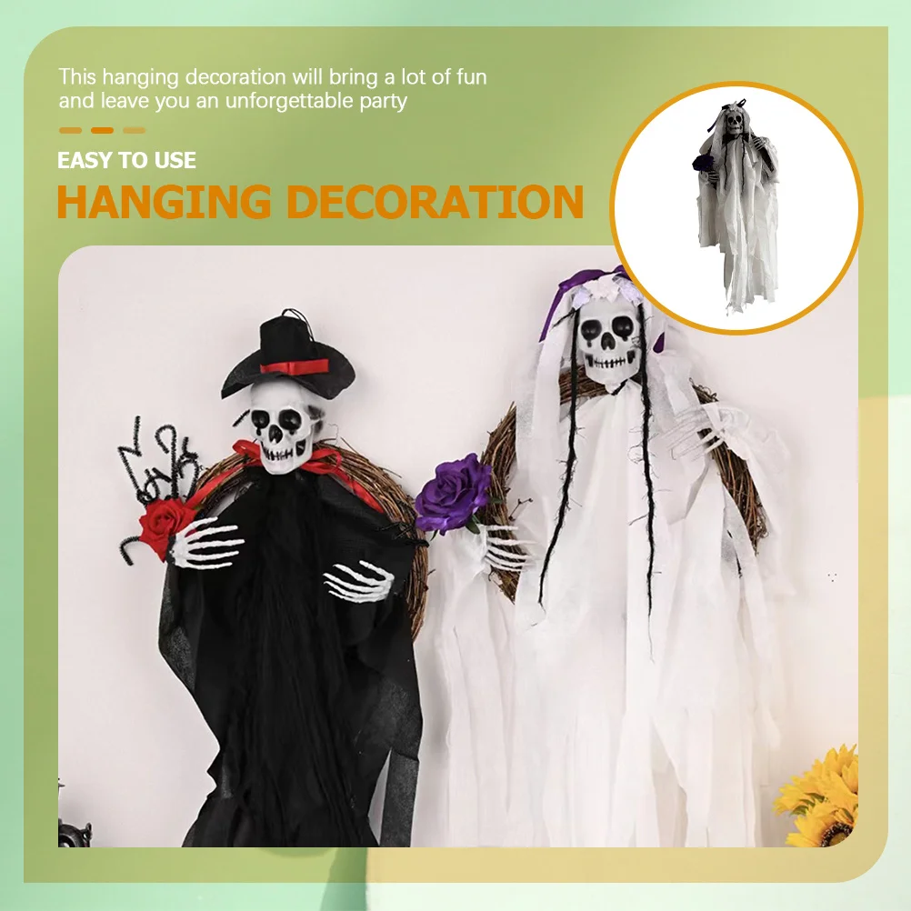 Skull Ghost Wreath Halloween Door Hangings Wall Hanging Decor For Party Home Haunted House Decoration Garden Ornament
Skull Ghost Wreath Halloween Door Hangings Wall Hanging Decor For Party Home Haunted House Decoration Garden Ornament