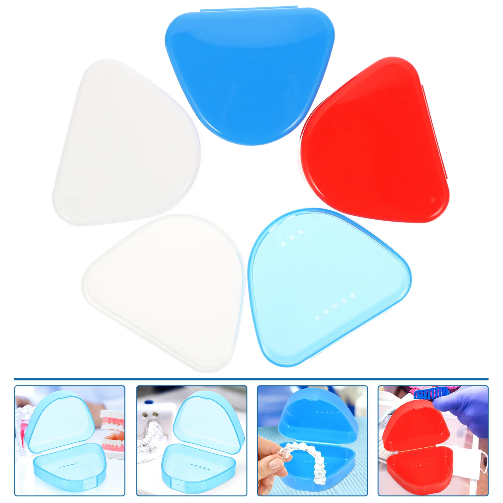 5 Pcs Braces Case Protective Box Breathable Portable Travel Container Retainers Pp for
5 Pcs Braces Case Protective Box Breathable Portable Travel Container Retainers Pp for