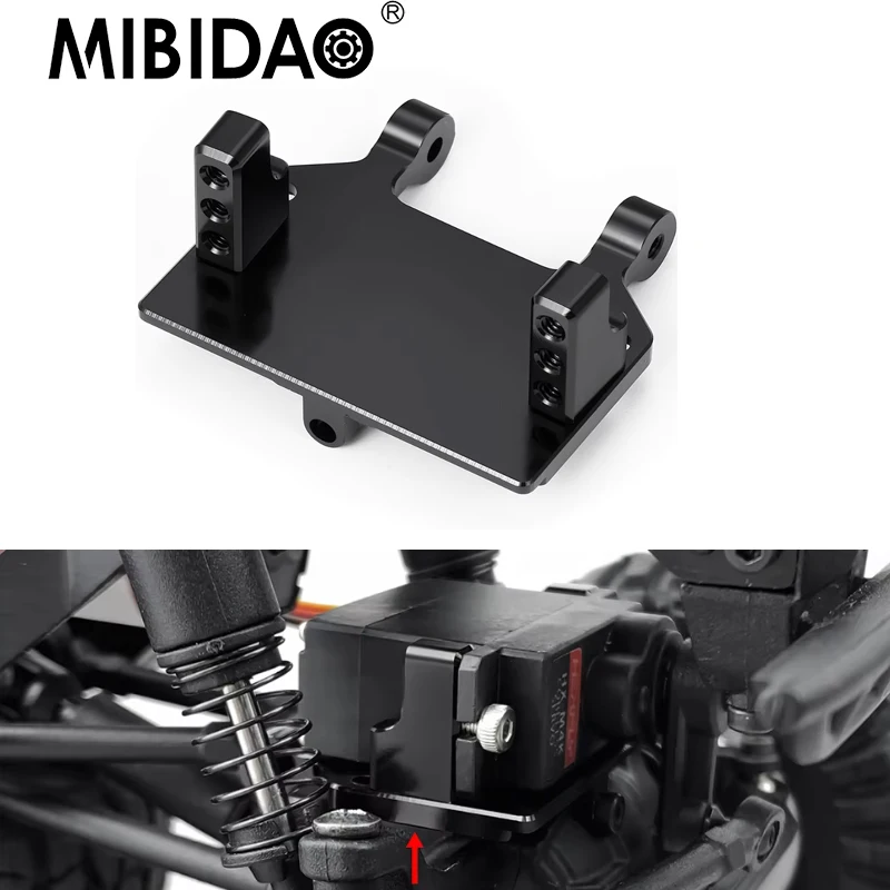 MIBIDAO Aluminum Alloy Servo Install Holder Mount For 1/18 Ascent Rock Crawler Car Servo Bracket Upgrade Parts
MIBIDAO Aluminum Alloy Servo Install Holder Mount For 1/18 Ascent Rock Crawler Car Servo Bracket Upgrade Parts