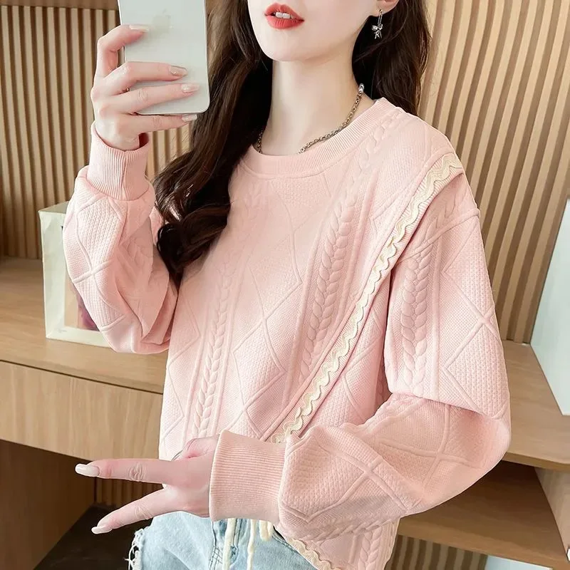 Fashionable Women's Short Sweatshirt New Autumn Korean Style Irregular Design Loose Thin Top
Fashionable Women's Short Sweatshirt New Autumn Korean Style Irregular Design Loose Thin Top